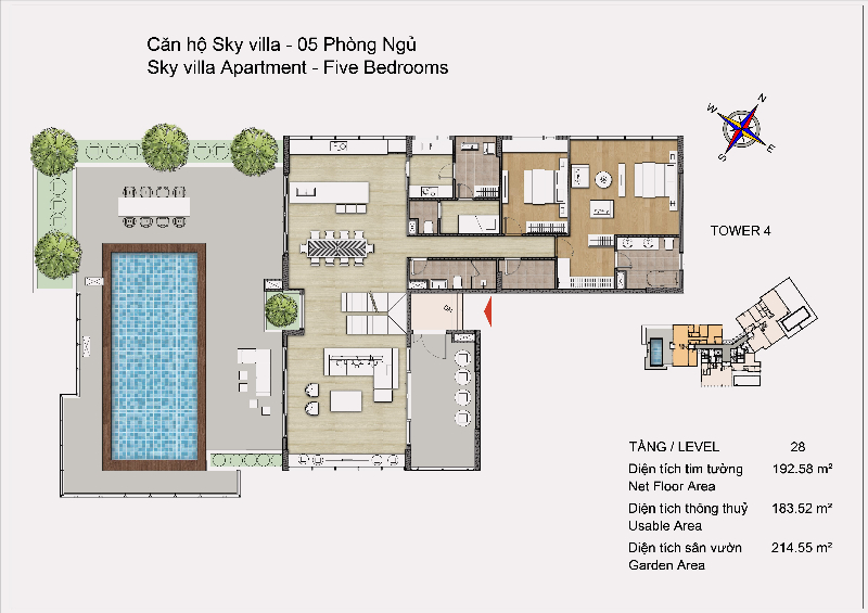 Bán Penthouse Diamond Island DI1442 - ảnh nhỏ 7