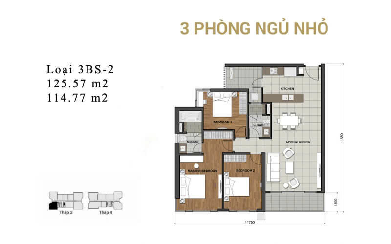 Bán Căn Hộ 3PN Estella Heights EH534 - ảnh nhỏ 11