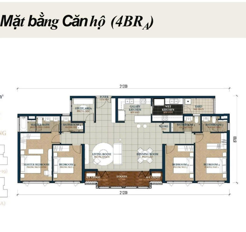 Cho Thuê Căn Hộ 4PN Feliz En Vista FEV2004 - Hình 1