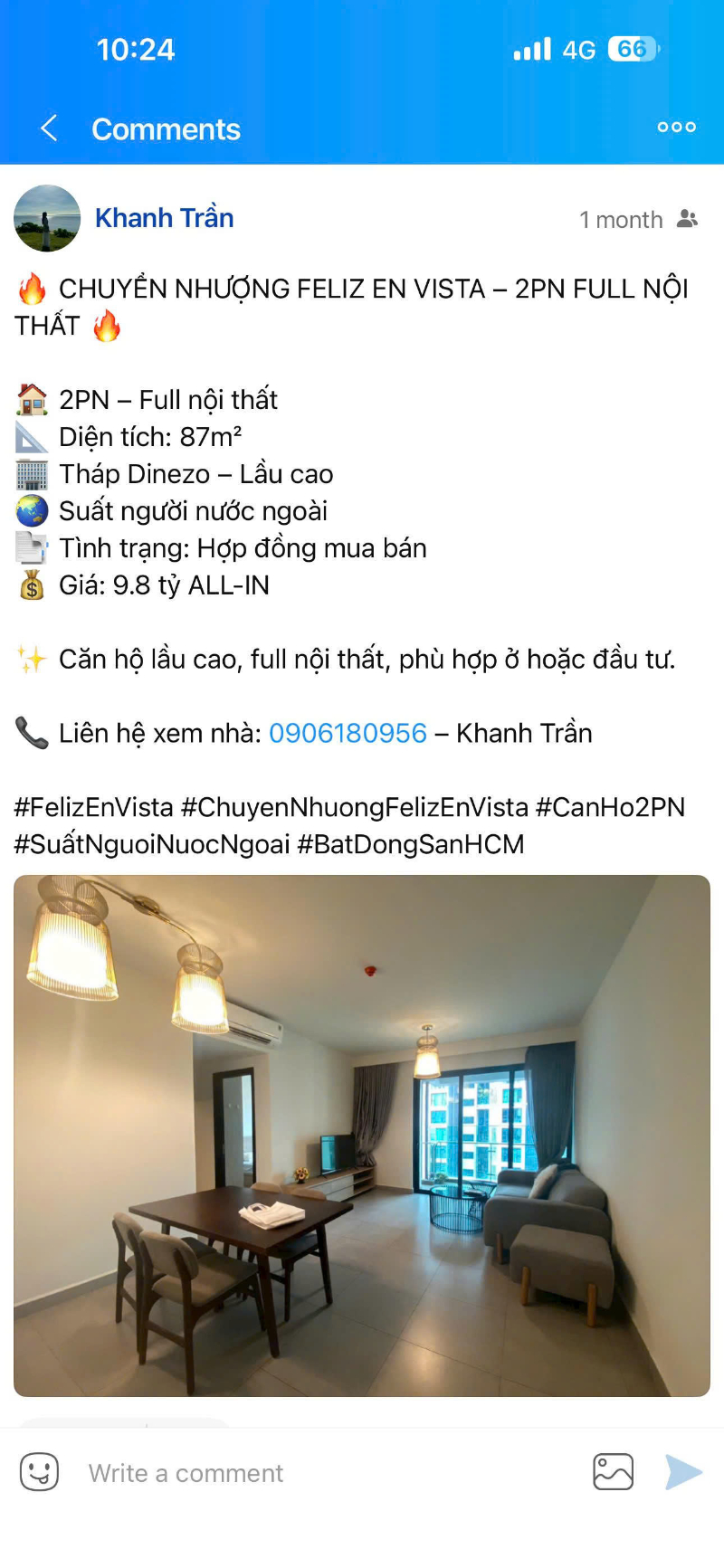 Bán Căn Hộ 2PN Feliz En Vista FEV2478 - ảnh nhỏ 21