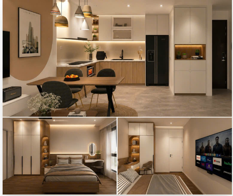 Cho Thuê Căn Hộ 2PN VICTORIA VILLAGE VTV360 - ảnh nhỏ 6