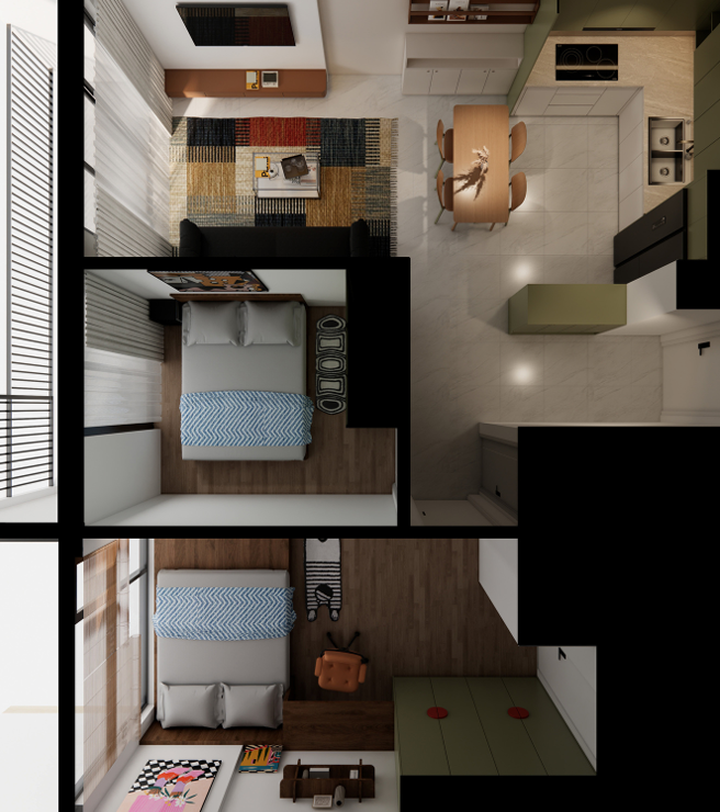 Cho Thuê Căn Hộ 2PN VICTORIA VILLAGE VTV1362 - ảnh nhỏ 7